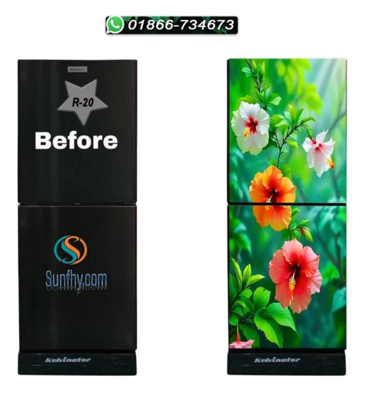 Sparkling lamination যুক্ত ফ্রিজ স্টিকার