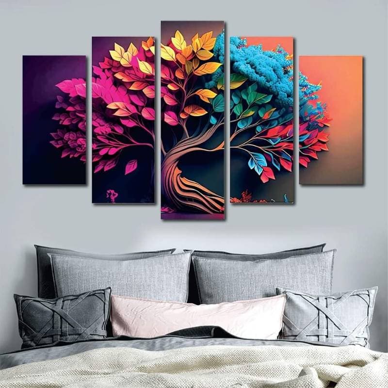 5 part   wall canvas code: c03