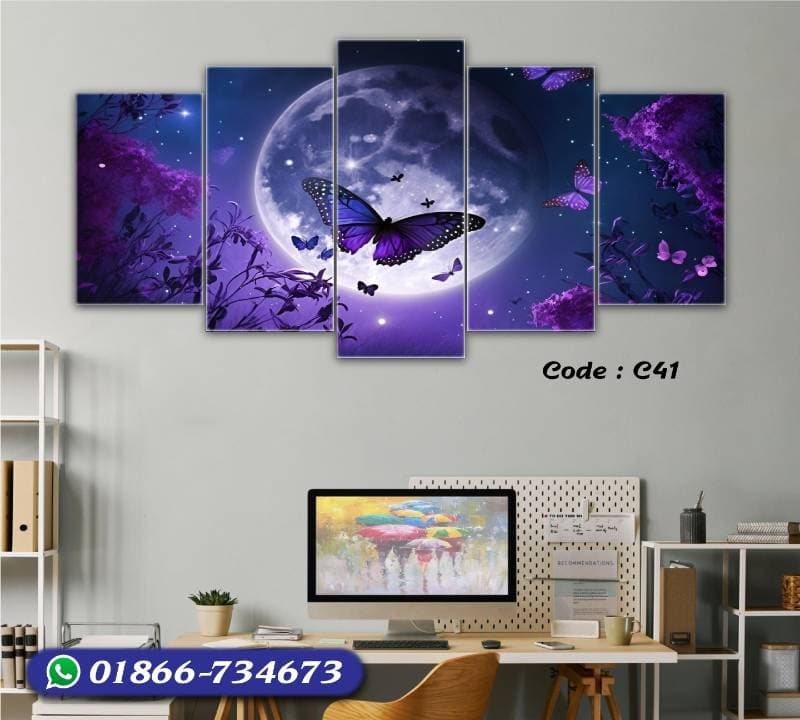 5 part   wall canvas code: C41