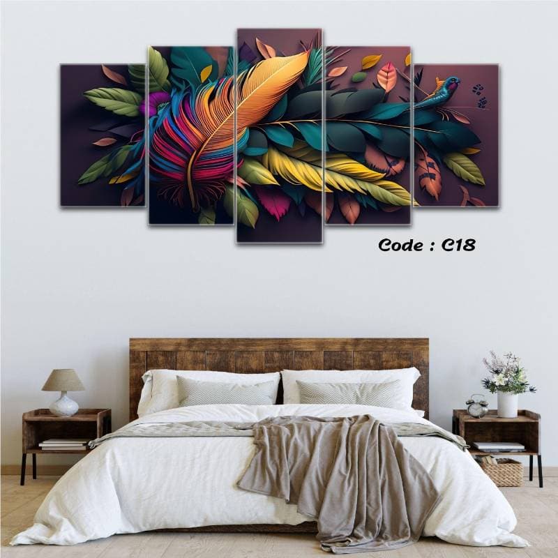 5 part   wall canvas code: C18