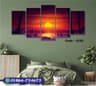 5 part   wall canvas code: C132