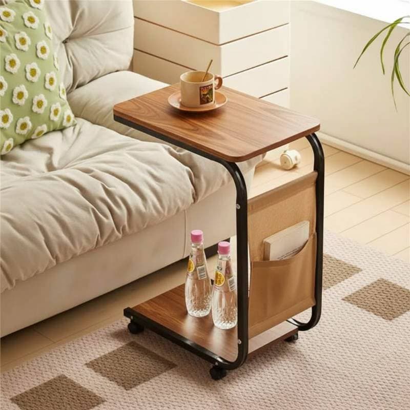 Moveable Side Table wooden 