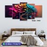 5 part   wall canvas code: C03