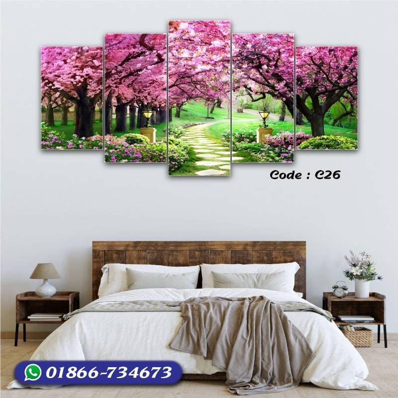 5 part   wall canvas code: C26