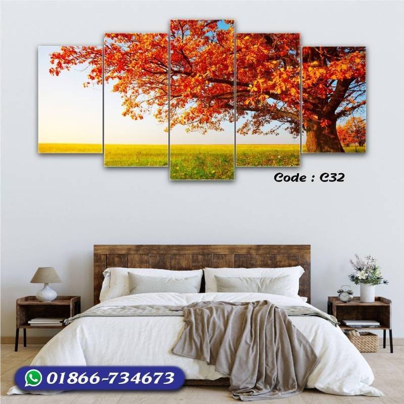 5 part   wall canvas code: C32