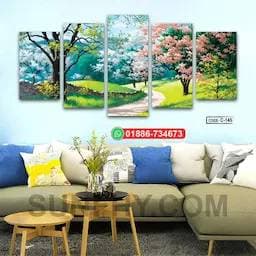 5 part   wall canvas code: C145