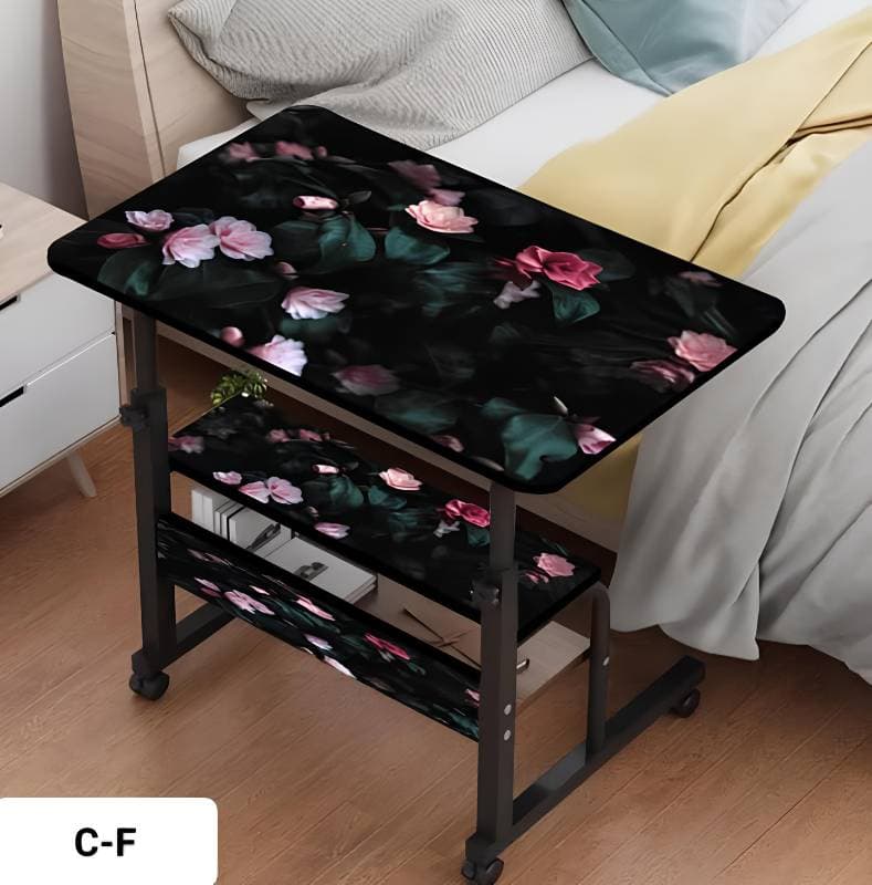 Double Layer Height Adjustable Table - Sticker-CF
