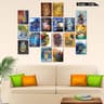 18 part wall canvas D28
