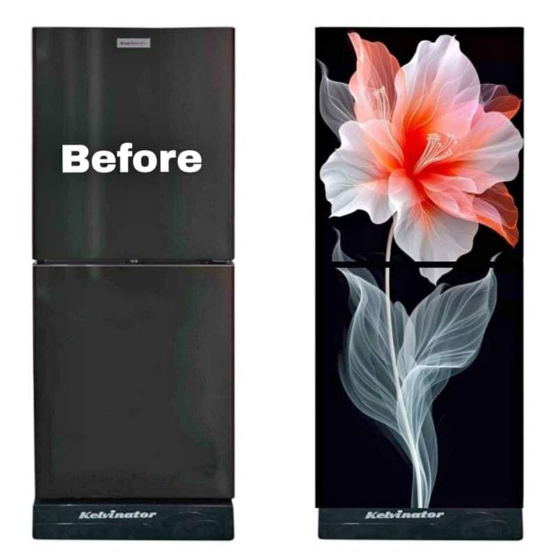 Sparkling lamination যুক্ত ফ্রিজ স্টিকার