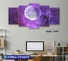5 part   wall canvas code: C04
