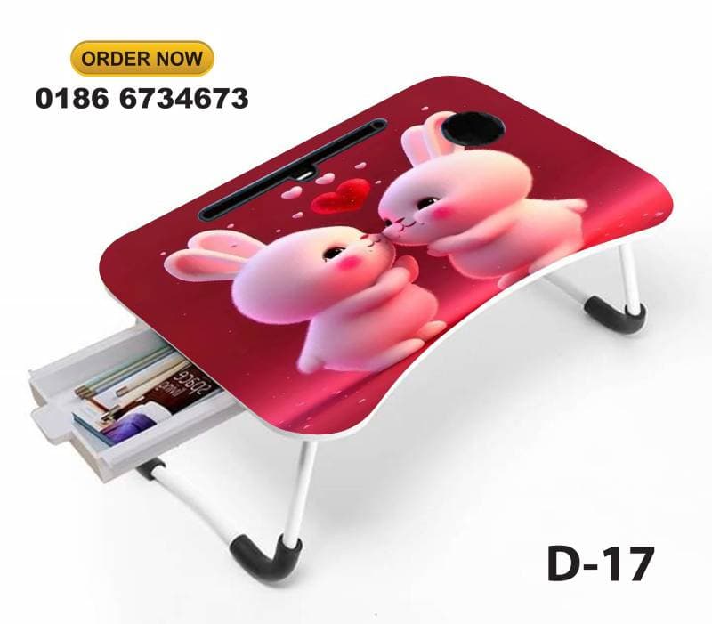 3D ল্যাপটপ টেবিল ডয়ার সহ (D17)