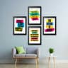 Set of 4 motivational Quotes wall Frames