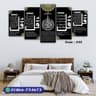 5 part   wall canvas code: C55