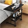 double layer adjustable table ( black 