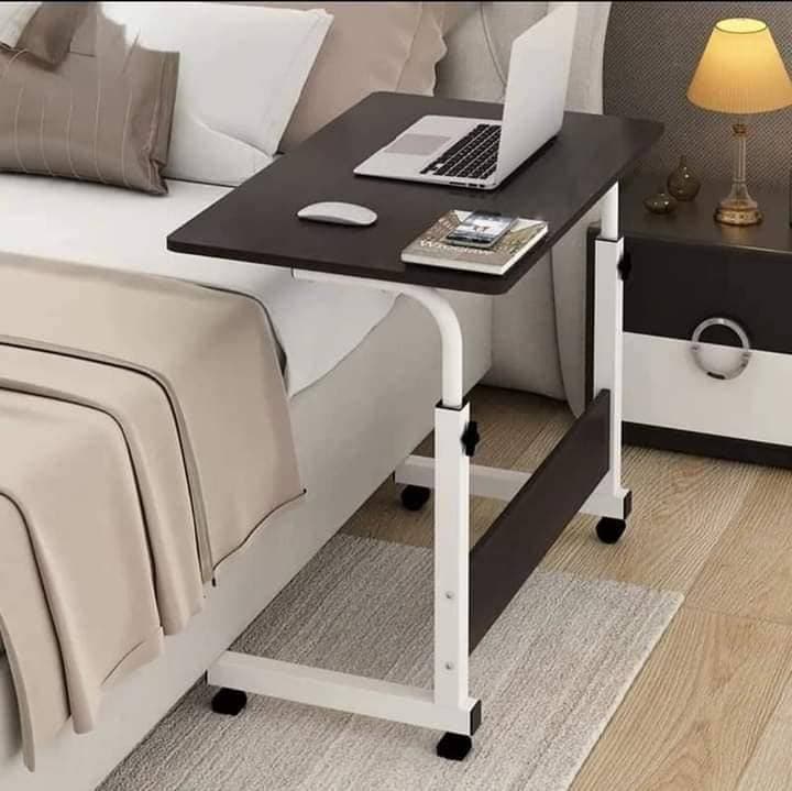 Adjustable And Moveable Table black 