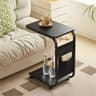 Moveable Side Table black 