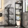  Layer Foldable Corner Shelf for Kitchen-Foldable Storage Rack 