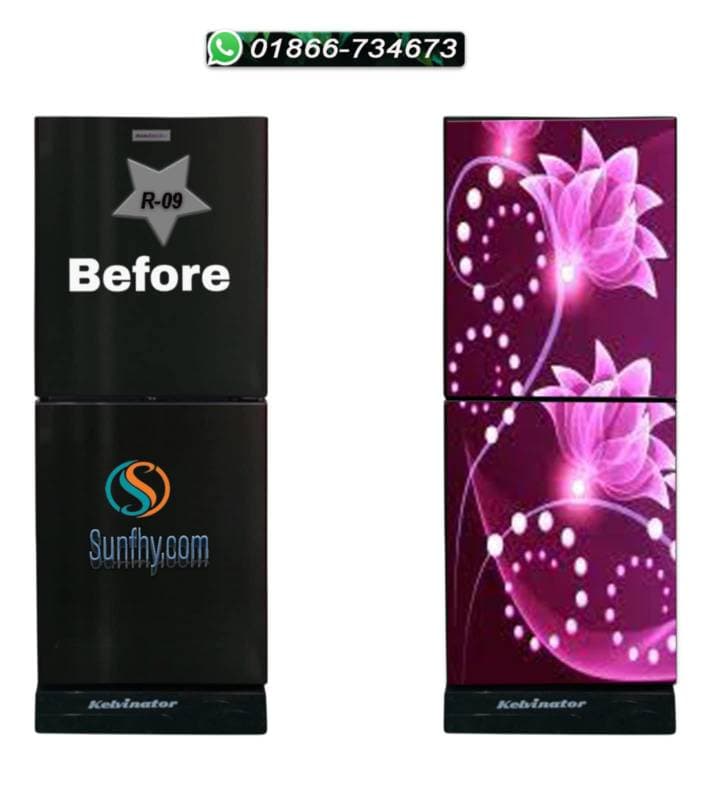 Sparkling lamination যুক্ত ফ্রিজ স্টিকার