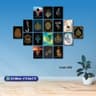18 part wall canvas D85