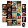 18 part wall canvas D26