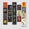 18 part wall canvas D07