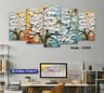 5 part   wall canvas code: C104