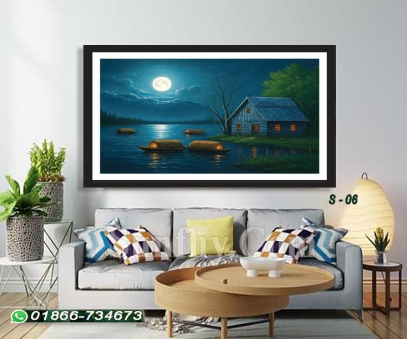 premium glass wallmate frame  S-06