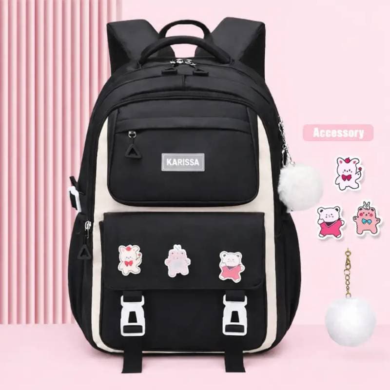 Waterproof School Bag ( Black Colour)