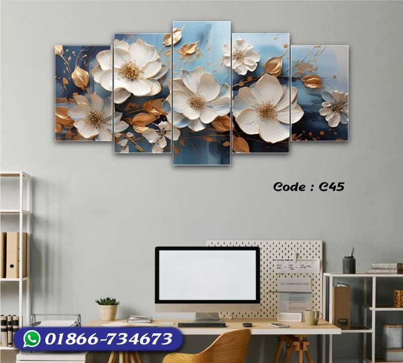 5 part   wall canvas code: C45