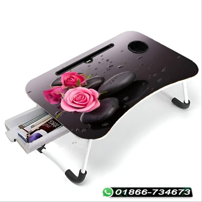 3D ল্যাপটপ টেবিল ডয়ার সহ ( ROSE)