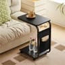 Moveable Side Table black