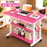 Premium Adjustable Computer Table  (parple  )