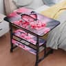 Double Layer Height Adjustable Table - Sticker-BT