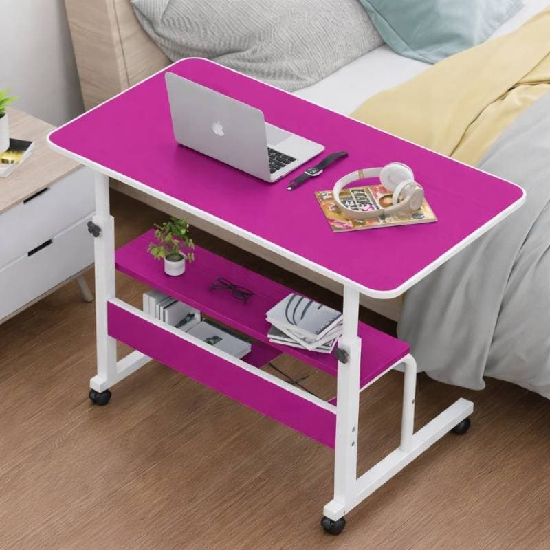 double layer adjustable table (parple )