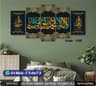 5 part   wall canvas code: C25