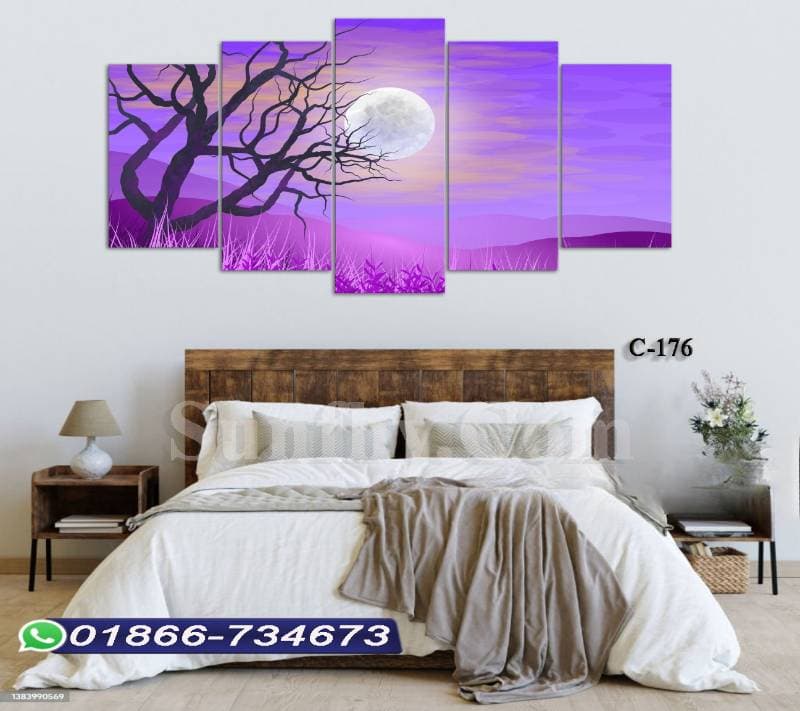 5 part   wall canvas code: C176