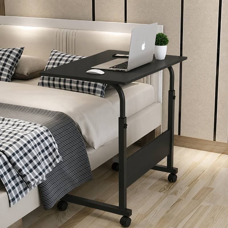 Adjustable And Moveable Table ( black ) single layer
