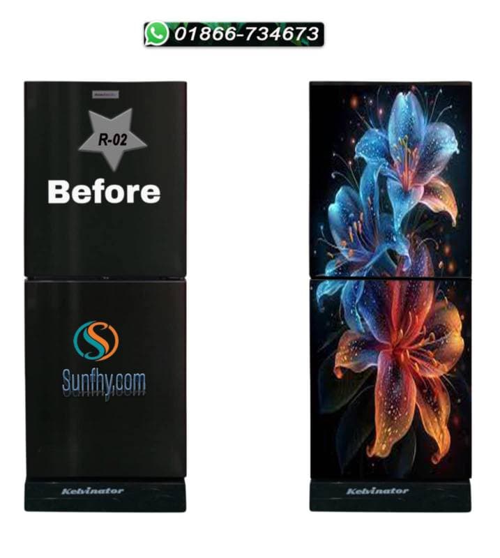 Sparkling lamination যুক্ত ফ্রিজ স্টিকার