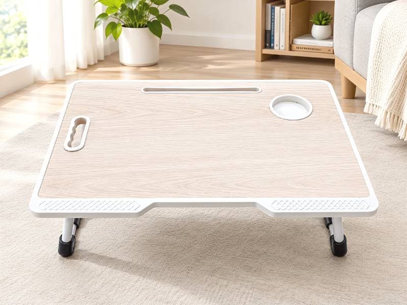 Premium Folding Wooden Laptop Table thumbnail 2