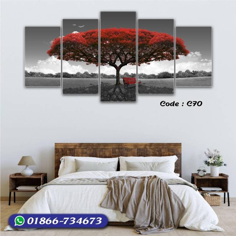 5 part   wall canvas code: C70