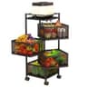 Kitchen Rack 4 Layer Square Shape Kitchen Rack