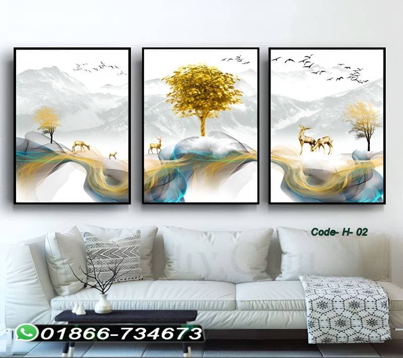 3D কাচের ফ্রেম কম্বো H02