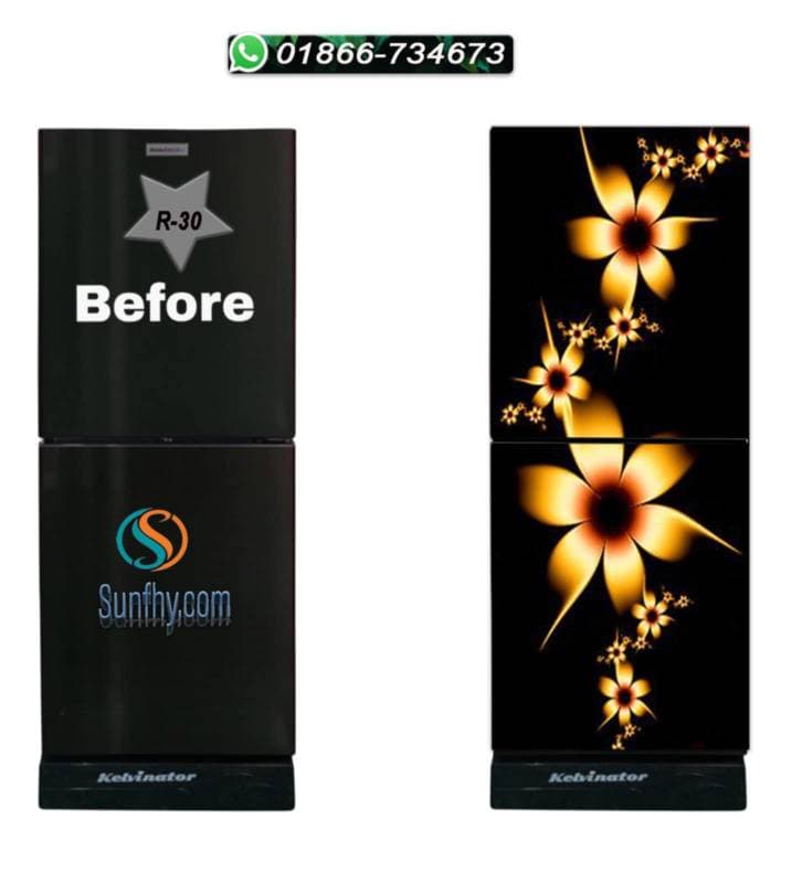 Sparkling lamination যুক্ত ফ্রিজ স্টিকার