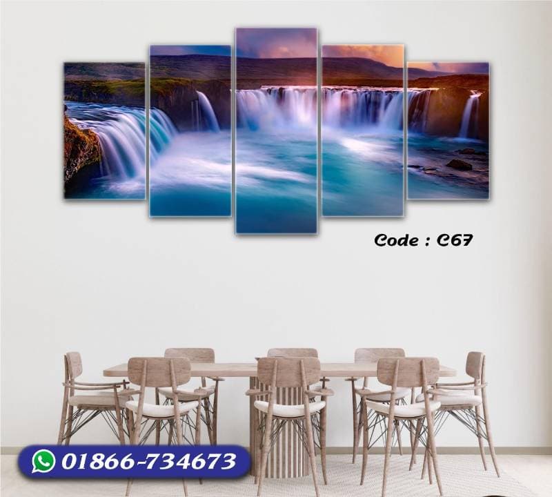 5 part   wall canvas code: C67