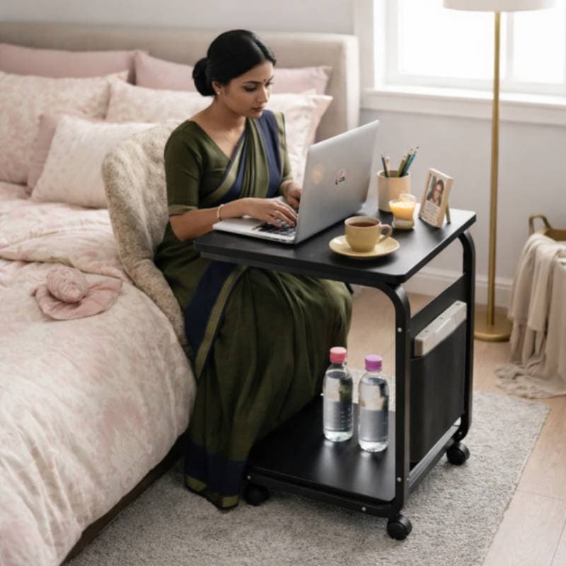 Moveable Side Table black  thumbnail 2