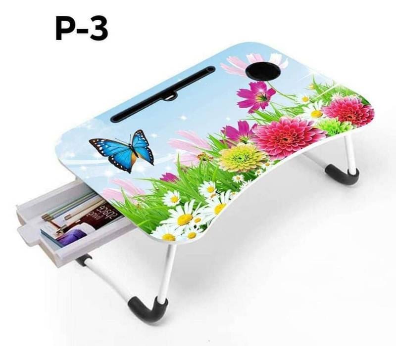 3D ল্যাপটপ টেবিল ডয়ার সহ ( P3)---
