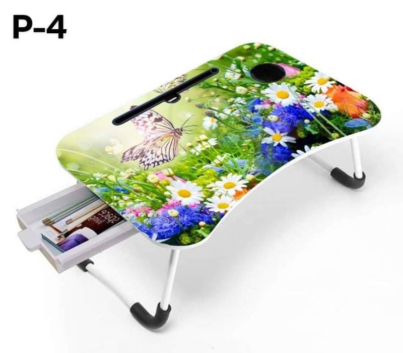 3D ল্যাপটপ টেবিল ডয়ার সহ (P4)-- 