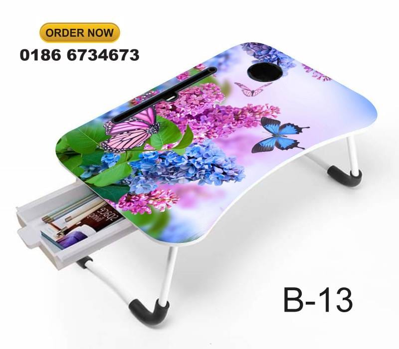 3D ল্যাপটপ টেবিল ডয়ার সহ (B13)