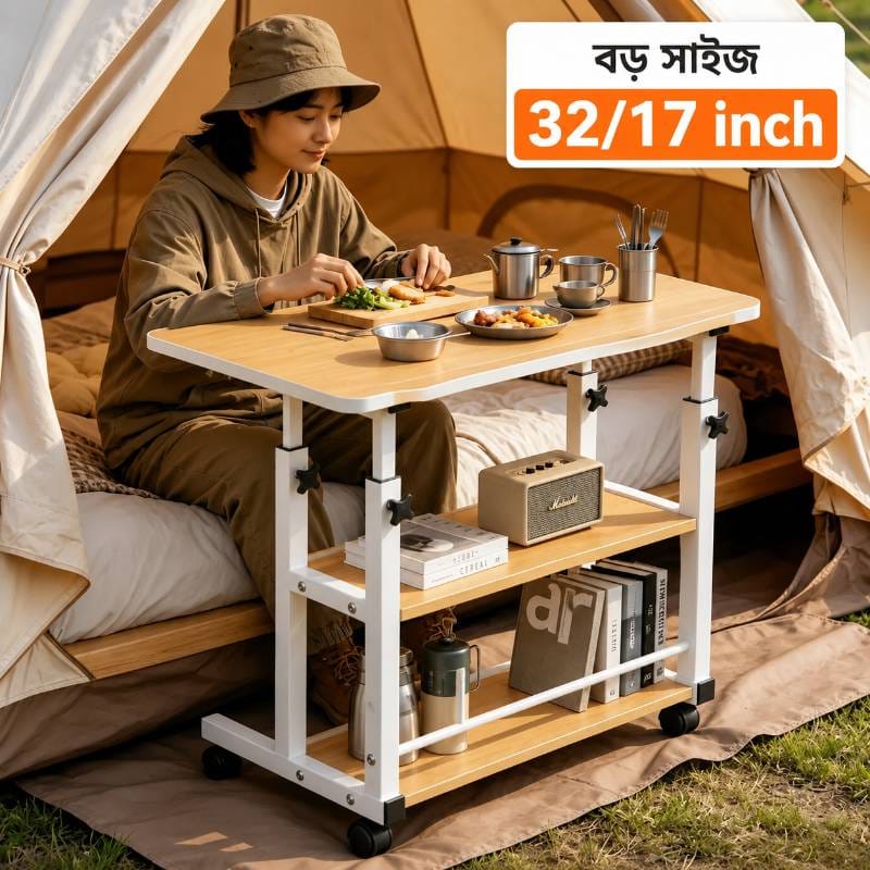  multipurpose laptop and reading table ( wooden )