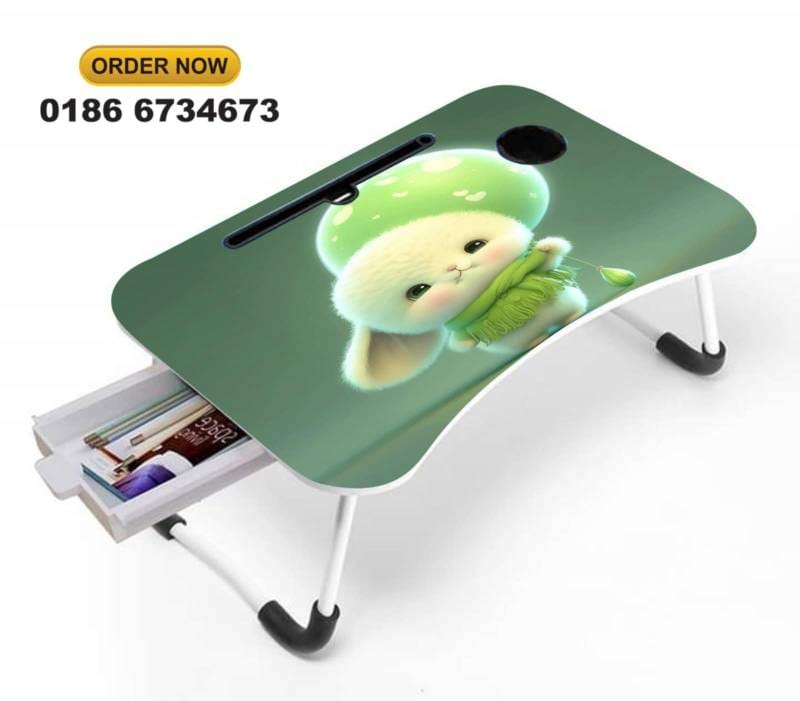 3D ল্যাপটপ টেবিল ডয়ার সহ (RABIT)